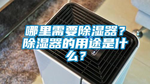 哪里需要除濕器？除濕器的用途是什么？