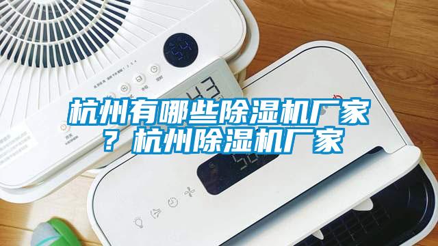 杭州有哪些除濕機(jī)廠家？杭州除濕機(jī)廠家