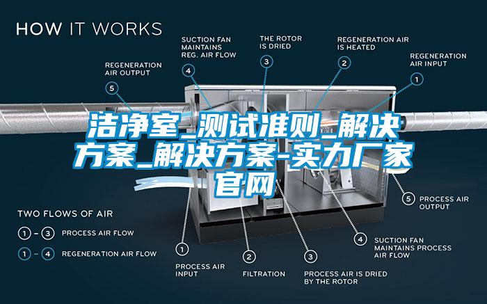 潔凈室_測(cè)試準(zhǔn)則_解決方案_解決方案-實(shí)力廠家官網(wǎng)