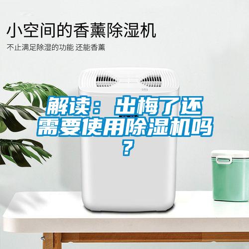 解讀：出梅了還需要使用除濕機嗎？