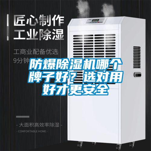 防爆除濕機(jī)哪個(gè)牌子好？選對(duì)用好才更安全