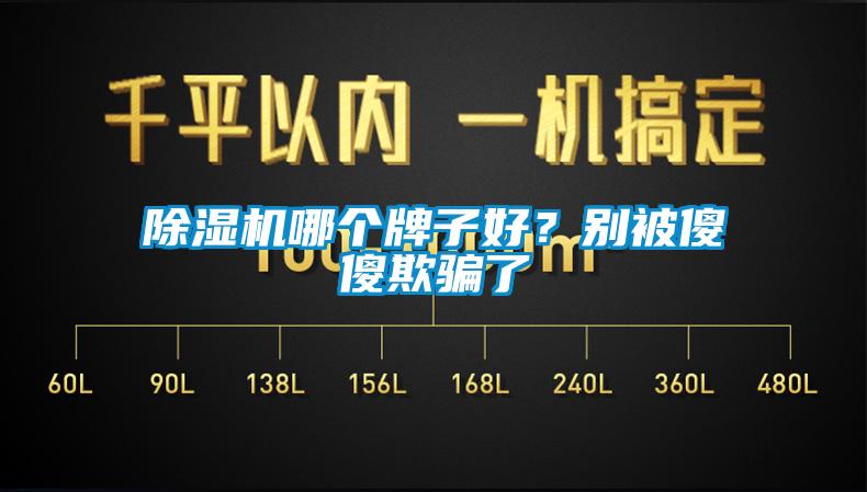 除濕機哪個牌子好？別被傻傻欺騙了