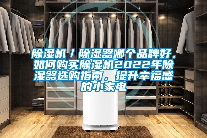 除濕機／除濕器哪個品牌好，如何購買除濕機2022年除濕器選購指南，提升幸福感的小家電