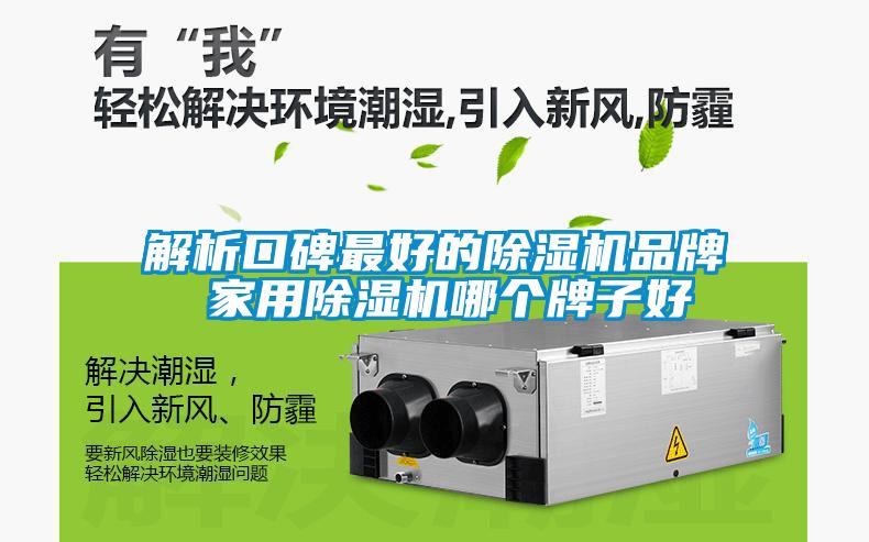 解析口碑最好的除濕機品牌 家用除濕機哪個牌子好