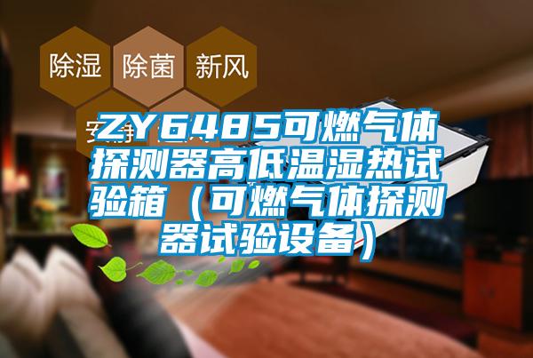 ZY6485可燃?xì)怏w探測器高低溫濕熱試驗(yàn)箱（可燃?xì)怏w探測器試驗(yàn)設(shè)備）