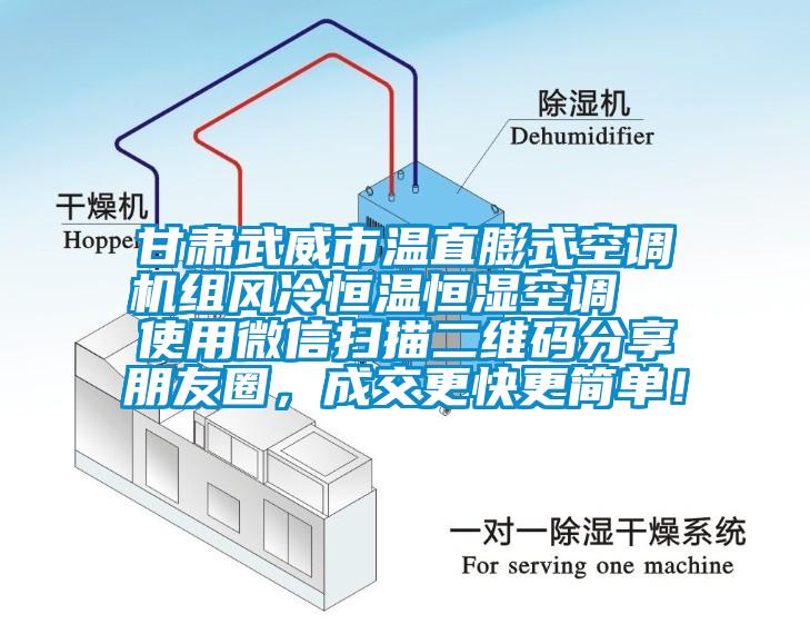 甘肅武威市溫直膨式空調(diào)機(jī)組風(fēng)冷恒溫恒濕空調(diào)  使用微信掃描二維碼分享朋友圈，成交更快更簡(jiǎn)單！