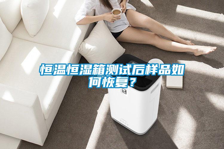 恒溫恒濕箱測(cè)試后樣品如何恢復(fù)？