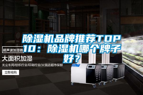 除濕機品牌推薦TOP10：除濕機哪個牌子好？