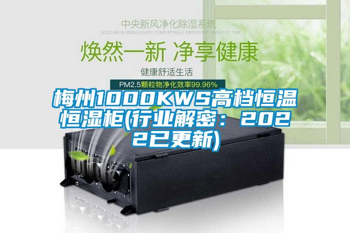 梅州1000KWS高檔恒溫恒濕柜(行業(yè)解密：2022已更新)