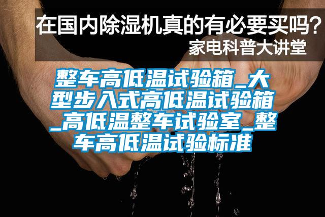 整車高低溫試驗箱_大型步入式高低溫試驗箱_高低溫整車試驗室_整車高低溫試驗標(biāo)準(zhǔn)