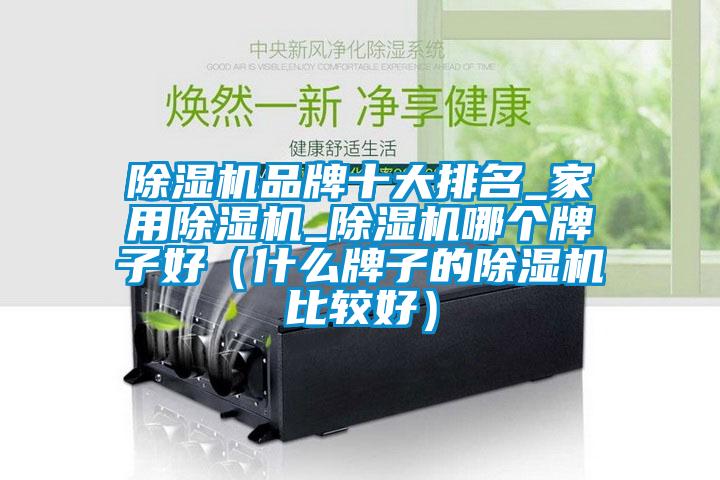 除濕機品牌十大排名_家用除濕機_除濕機哪個牌子好（什么牌子的除濕機比較好）