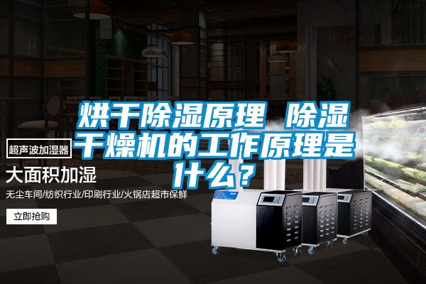 烘干除濕原理 除濕干燥機的工作原理是什么？