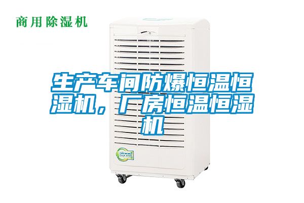 生產(chǎn)車間防爆恒溫恒濕機，廠房恒溫恒濕機