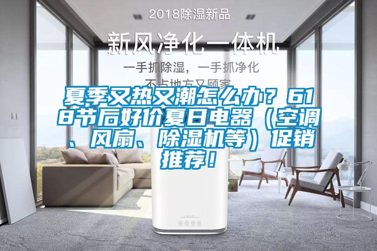 夏季又熱又潮怎么辦？618節(jié)后好價夏日電器（空調(diào)、風(fēng)扇、除濕機(jī)等）促銷推薦！