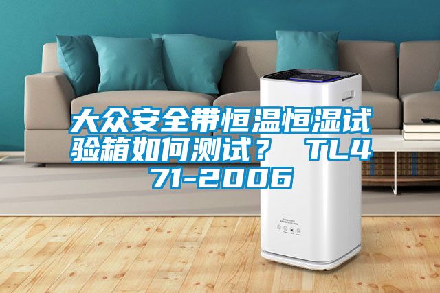 大眾安全帶恒溫恒濕試驗(yàn)箱如何測(cè)試？ TL471-2006