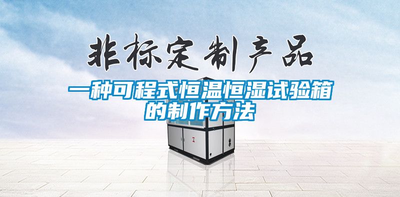 一種可程式恒溫恒濕試驗(yàn)箱的制作方法