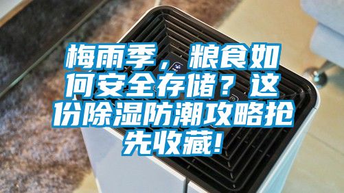 梅雨季，糧食如何安全存儲？這份除濕防潮攻略搶先收藏!